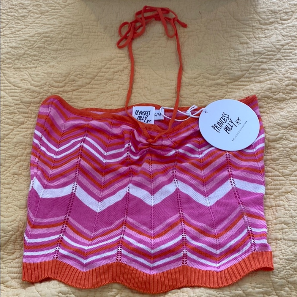 Princess Polly strapless or Halter top size S/M